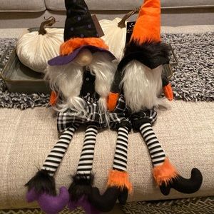 Set of 2 Halloween Gnomes ~ NWT